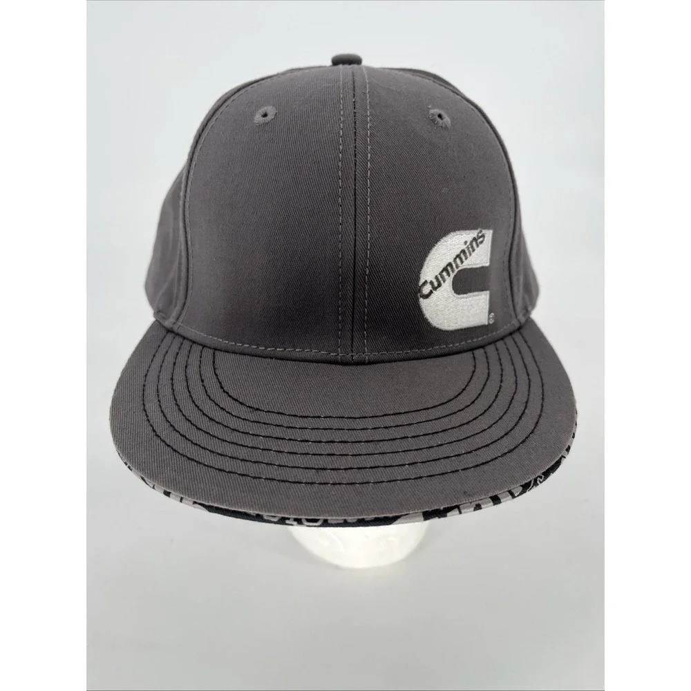 Cummins Hat Baseball Hat Cap Men's Adjustable Gray White Stitch Logo Workwear